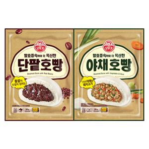 발효증숙 단팥호빵 360g + 야채호빵 360g 외 선택