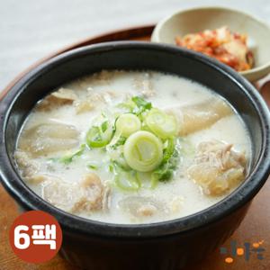 [정마을] 국내산 한우 도가니탕 500g x 6팩, 실온보관 한우 스지 도가니 보양식