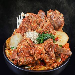 [정마을] 한우사골 우거지 뼈해장국 650g x 4팩, 실온보관 감자탕