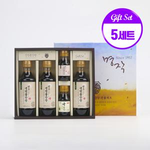 땅속발효 6호 5세트 양조간장 선물세트 쇼핑팩포함