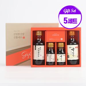 스타 5호5세트 양조간장 선물세트 쇼핑백 포함