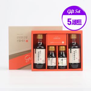 [신앙촌] 스타 2호5세트 양조간장 선물세트 쇼핑백포함