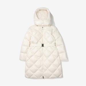 [본사 공식] 프리미엄 벨티드 구스다운 롱패딩자켓 (FS2DJF4164F_IVY)