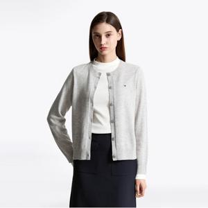 타미힐피거 캐시미어 블렌드 크루넥 가디건 (T22F7KCD060WT2PKH)