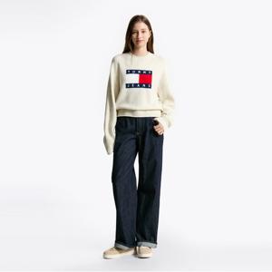 [정상가: 179000원] 타미진스 멜란지 플래그 립 스웨터 (T32F7KTO40TWT1AFN)