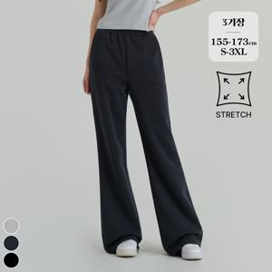 [브리치]  / 와이드 부츠컷 트레이닝 밴딩 팬츠 3기장 (P2506)