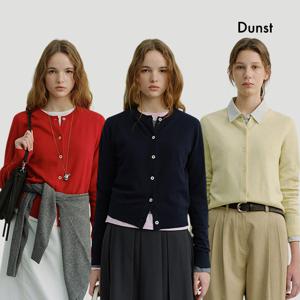 던스트 ESSENTIAL CREWNECK KNIT CARDIGAN_UDSW6A209