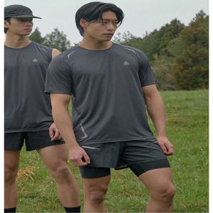 [코오롱스포츠] [TRAIL] 남성 러닝 반팔 티셔츠 TLTCX24735DGY