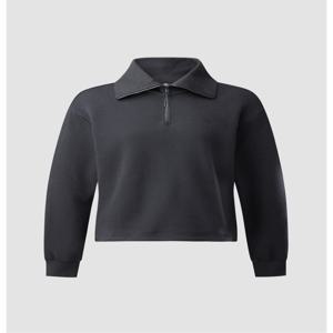 [코오롱스포츠] 동절 조직감 하이넥 맨투맨 TVTBW24522BLK