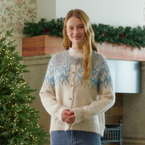 노르딕 골드 버튼 가디건 TJCCY4984