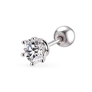 14k 클래식 랩 다이아몬드 6프롱 피어싱_3부