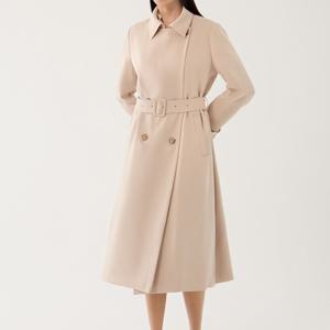 [브리치]  / 오션 조제트 실크 트렌치코트