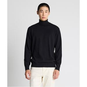 [DIEMS]소프트 터치_솔리드 터틀넥_블랙 (클래식핏)-DKTVD05CSB