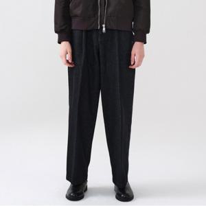 [STCO]원턱 데님 팬츠_블랙 (와이드핏)-SDMUC72WSB