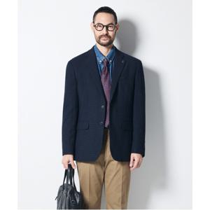 [STCO] MARLANE 헤링본 WOOL 70% 자켓 네이비 (릴렉스핏)-SJAUD93NSN