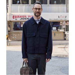 [STCO] 핸드메이드 숏코트_네이비 (세미오버핏)-SCTUD52OSN