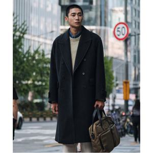 [STCO] 더블 브레스티드 WOOL 코트 그레이 (오버핏)-SCTVD73OSC