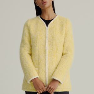 [브리치]  / TEXAPEL 장모 알파카 트위드 자켓