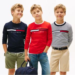 타미힐피거 [온라인단독] 플래그 립 인서트 티셔츠 4종 택1 (T42F6KKO170BT4)