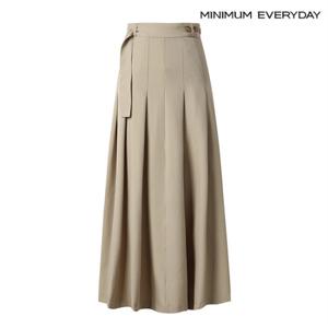 정상가:119,000원 ㅣ [미니멈 에브리데이]벨티드 핀턱 플리츠 스커트 (EB1WH004D)