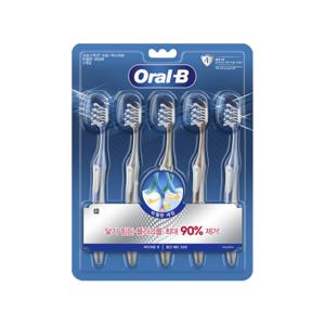 [롯데백화점][피앤지]오랄비 크로스액션 탁월한세정 35모 칫솔 5개입