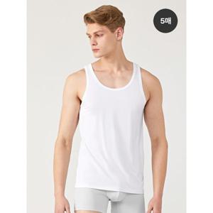 [하프클럽] 베이직 남성 순면 런닝 5매