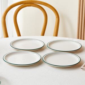 L 키노 접시 딥그린 D19 4P SET