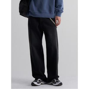 헤비 온스 와이드 핏 데님 팬츠  블랙 (425X21LPH5)