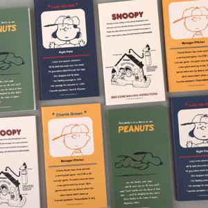 피너츠 스누피 75주년 스티치 노트 (4 option)