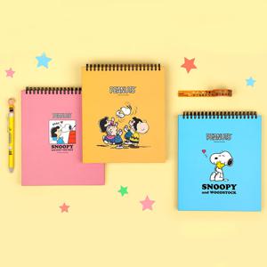 피너츠 스누피 그리드 상철노트 (3 option)