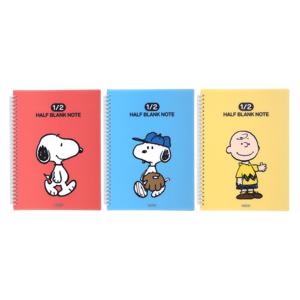 스누피 2분할 pp 연습장 (3 option)