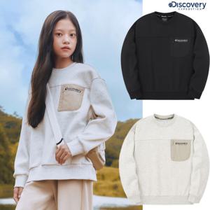 디스커버리 키즈 포켓 포인트 트레이닝 맨투맨 DKTR38044