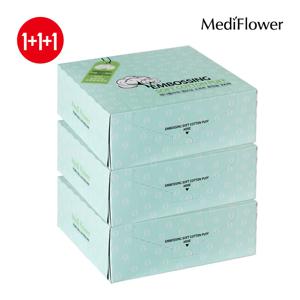 대용량 엠보싱 소프트 화장솜 300매x3