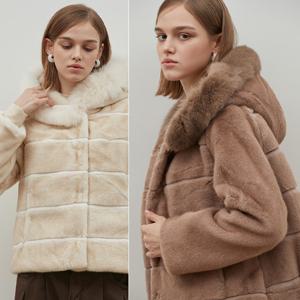 [최초가 128000원][홈쇼핑방송/(LeOT)] 사가폭스퍼(SAGA FOX) 패딩 후드코트-사이즈 55~88까지