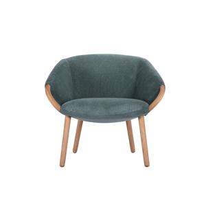 [무케/공식수입] 케베 KEBE_링크 우드 라운지 체어 Elastron Fabric (26colors)