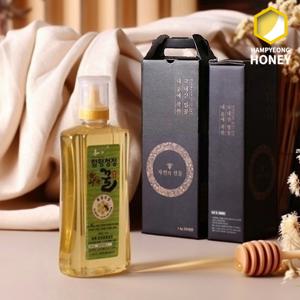 [함평나비꿀] 순수 천연꿀 아카시아꿀 1kg 선물세트 / 천연벌꿀 성적서 동봉