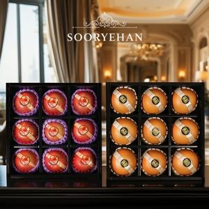 수려한 과일선물세트 풍성한2호 7.5kg내외(사과1박스+배1박스,)