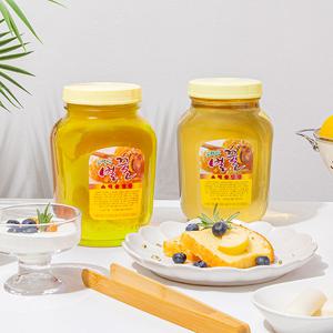 [더조은] 소백산 국내산 사양벌꿀 (아카시아향) 2.4kg+2.4kg (부직포 선물포장)