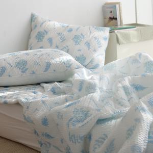 가든 시어서커 여름이불+침대패드+베개커버 세트 슈퍼싱글 SS