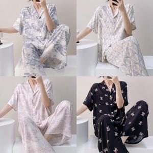 [브리치]  / 냉장고 소재 빅사이즈 레이온 여름 잠옷 파자마 홈웨어