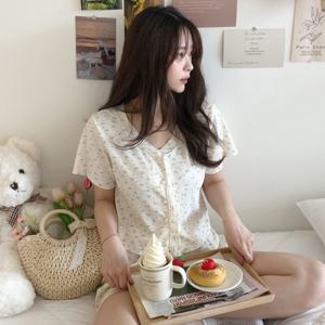 [브리치]  / 신축성 좋은 여리무드 여름 잠옷 파자마