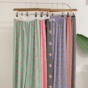 [브리치]  / 1 + 1 로넛 썸머 찰랑 베어 밴딩 잠옷 팬츠