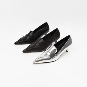 신난다슈 여성 구두 펌프스 힐 5cm 스틸레토 로퍼힐 발편한 미들굽 LO253633