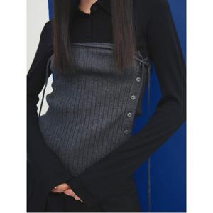 뷔스티에 랩 스커트 - 애쉬 (115X5ABY24)