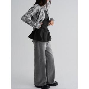 워싱 와이드 데님 - 라이트 그레이 (165X21CPM2)