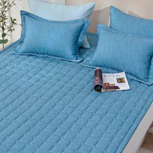 포멀 마이크로화이버 밴딩 침대패드 겸 카페트 Q퀸