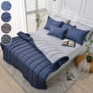 프랭크 사계절 차렵이불+패드+베개커버 패드세트 Q퀸