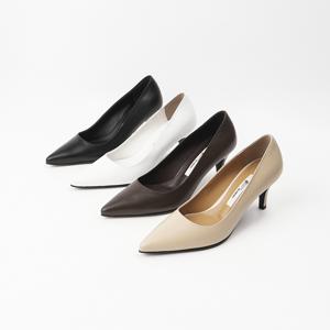 신난다슈 여성 구두 펌프스 힐 7cm 여자 스틸레토 소가죽 발편한 미들힐SS2621