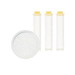 샤워기 헤드 필터 세면대 샤워기 헤드카본필터1개+비타민복합필터3개 세트