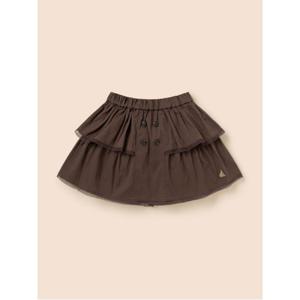 [택가 89,000] 플레어 캉캉 스커트 - 브라운 (BI5827G04D)